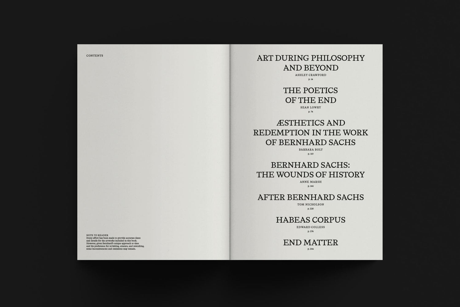 Bernhard Sachs: Codex