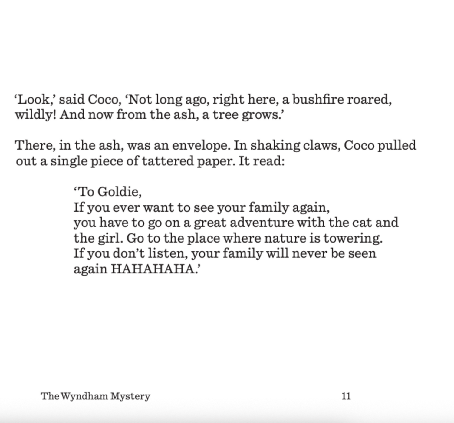 The Wyndham Mystery