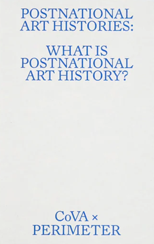 What is Postnational Art History?