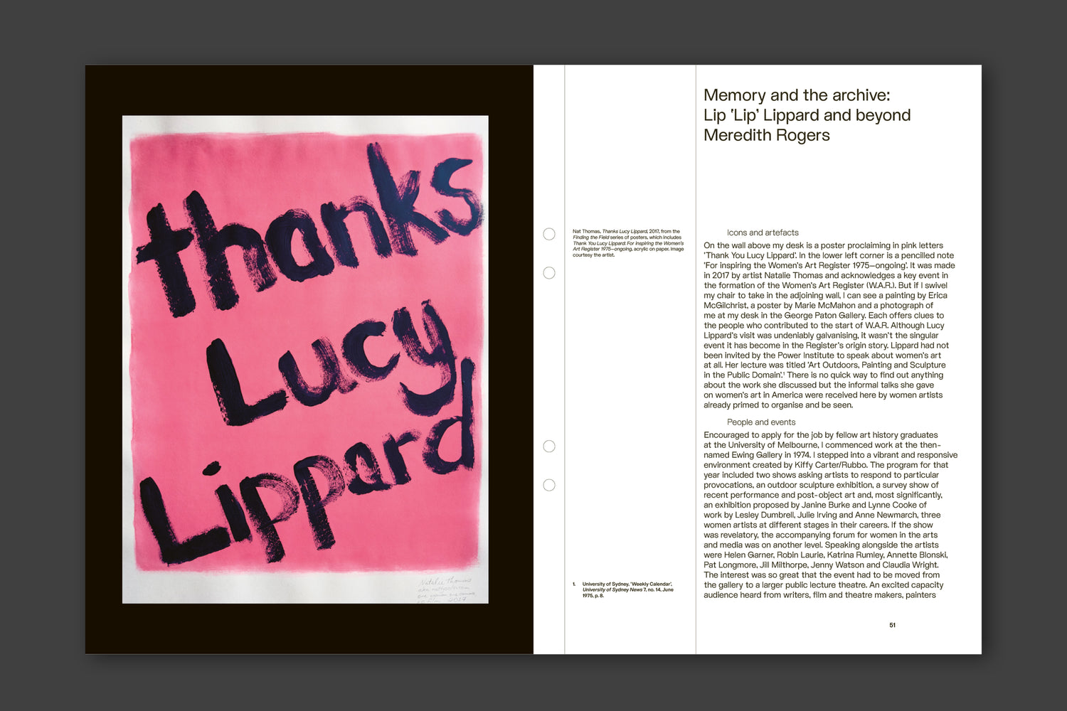 Keeping things together:  50 years of the Women’s Art Register