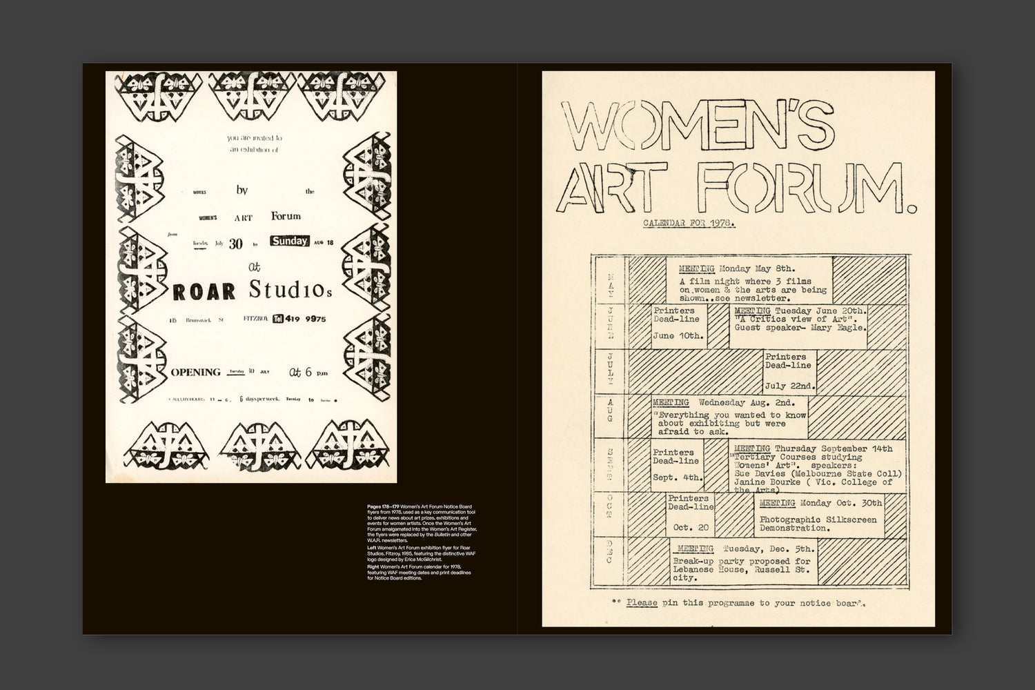 Keeping things together:  50 years of the Women’s Art Register