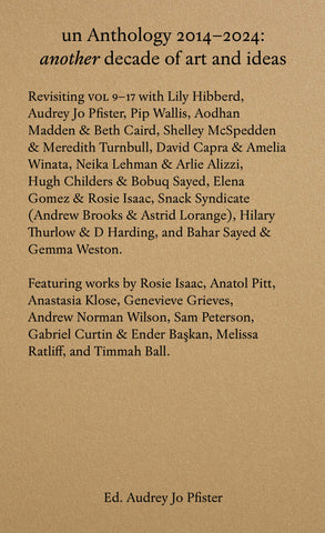 un Anthology 2014-2024: another decade of art and ideas